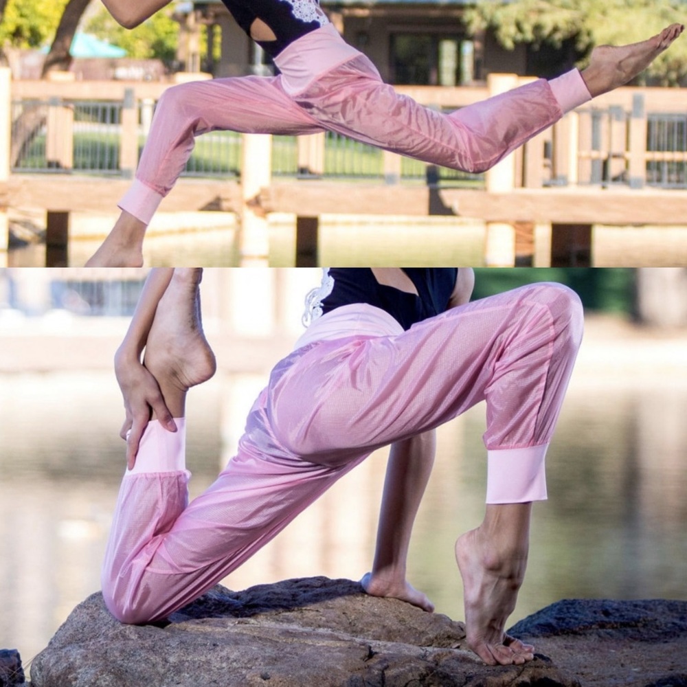 Honeycut Dancewear Indi jogger trash bag pants